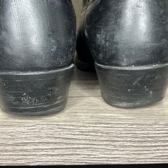 Ariat Heritage Deertan Men's Black Leather Cowboy Boots Size 10 EE Western - Picture 7 of 12